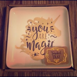 Unicorn You are Magic Trinket Tray Jewelry Holder